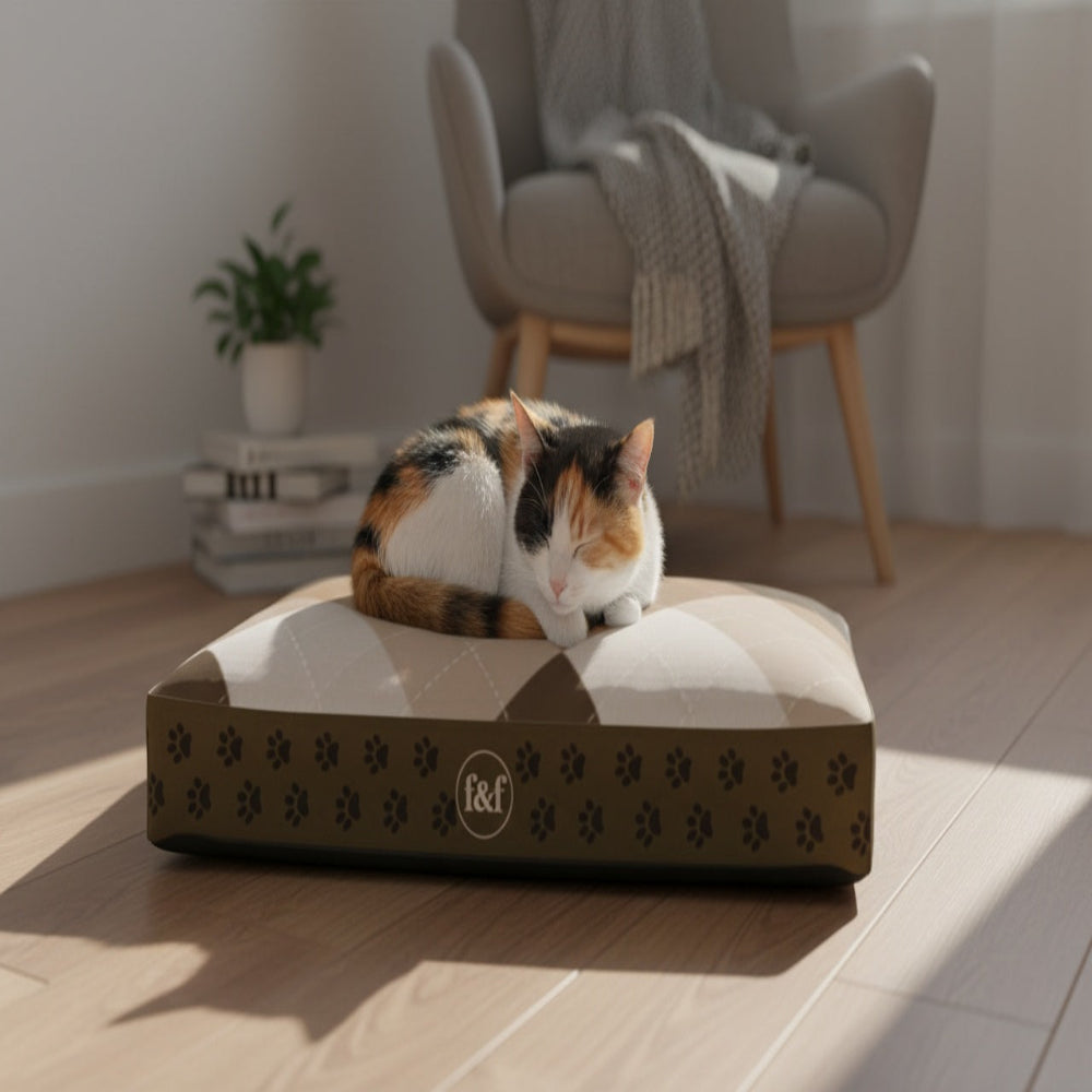 Premium Pet Bed - Brown