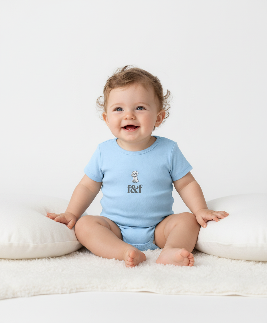 Body Suit - Blue & Black