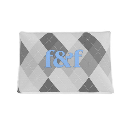 Premium Pet Bed - Grey and blue