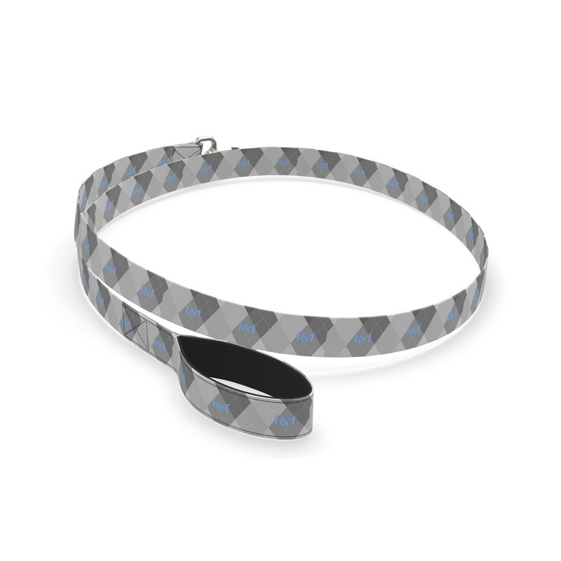 Dog Lead - Grey & Blue