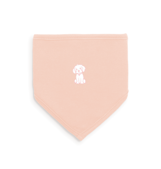 White/Powder Pink Bib Front