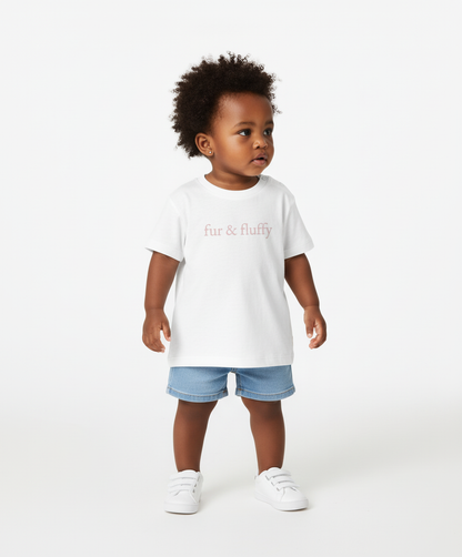 Essentials T-shirt - White & Pink
