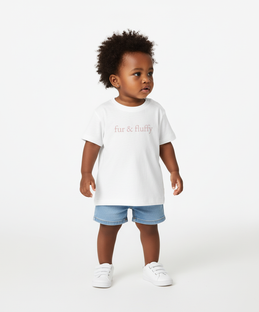 Essentials T-shirt - White & Pink