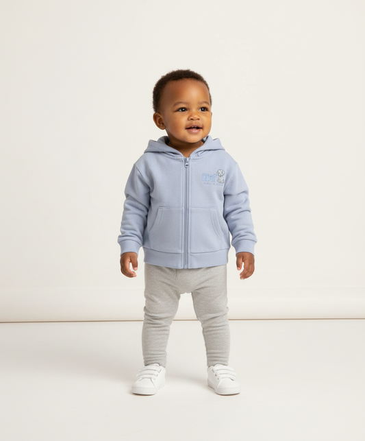 Everyday Zip Hoodie - Serene Blue